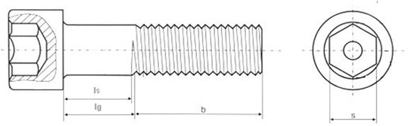 Bolts DIN 912 (DIN-EN-ISO 4762)